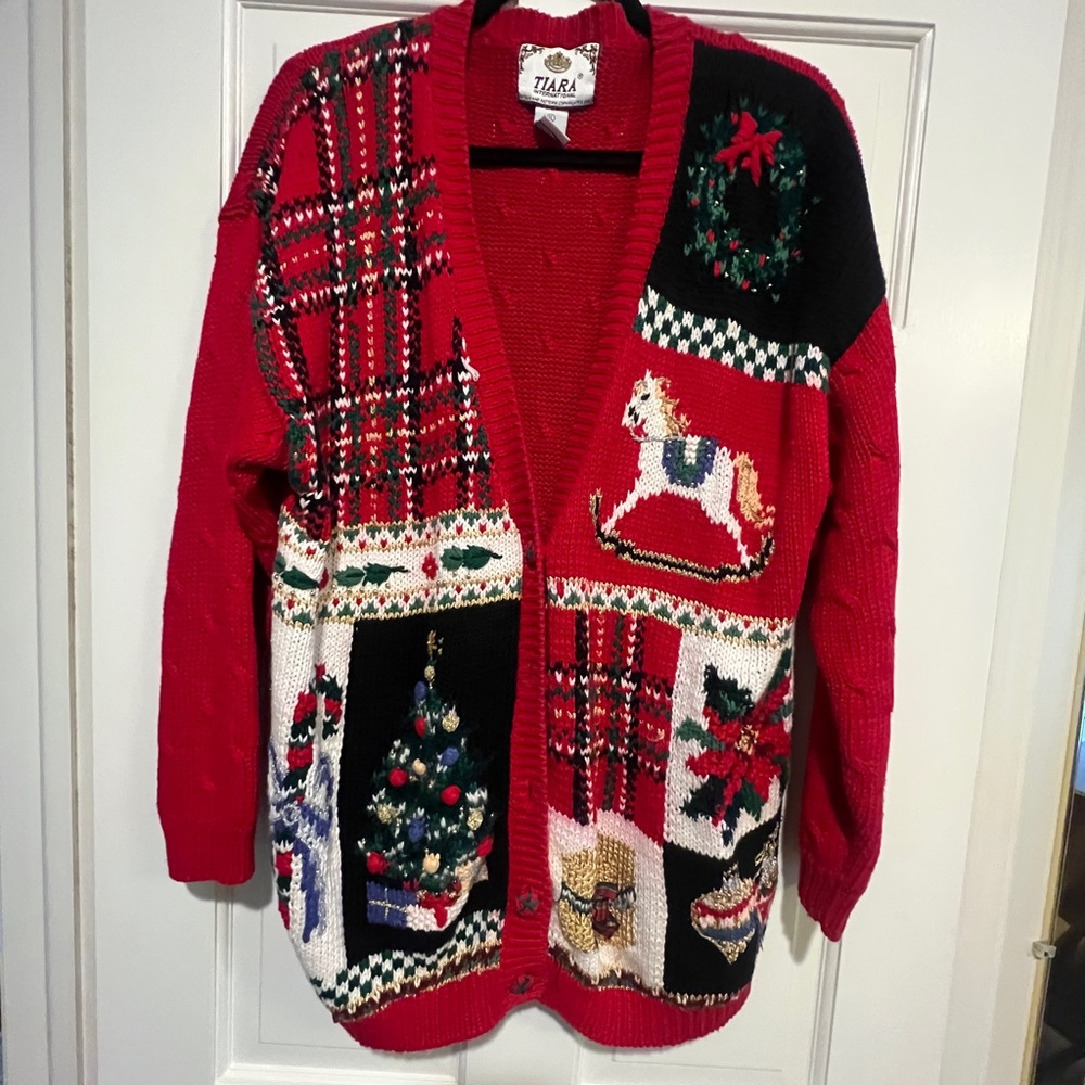 Vintage Tiara holiday sweater